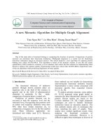 A new Memetic Algorithm for Multiple Graph Alignment