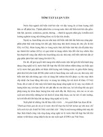 Đánh giá hiệu quả dự án xử lý nước thải kết hợp thu hồi khí mêtan tại nhà máy chế biến tinh bột sắn Dakfacom, tỉnh Đăk Lăk