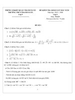 Giữa kì 1 toán 9 thanh xuân 1920 