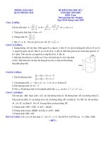 Đề thi học kỳ 2 Toán 9 năm 2019 – 2020 phòng GDĐT Hoàng Mai – Hà Nội | Toán học, Lớp 9 - Ôn Luyện