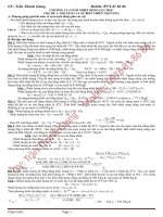 Bài tập trắc nghiệm có đáp án chi tiết về cơ sở nhiệt động lực học môn vật lý lớp 10 của thầy trần thanh giang | Vật Lý, Lớp 10 - Ôn Luyện