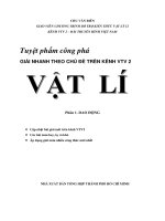 Quyển 2. Sách luyện thi môn vật lý kỳ thi THPT quốc gia chu văn biên có đáp án chi tiết của chu văn biên | Lớp 12, Vật lý - Ôn Luyện