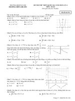 Đề thi thử Toán THPT Quốc gia 2019 trường THPT chuyên ĐHSP Hà Nội lần 4 | Toán học, Đề thi đại học - Ôn Luyện