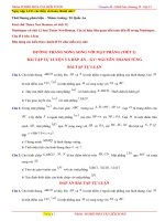 Bài 2. Bài tập tự luyện có đáp án về đường thẳng song song với mặt phẳng của thầy Nguyễn Thanh Tùng | Toán học, Lớp 11 - Ôn Luyện