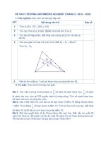 TOÁN ôn lớp 6 TRƯỜNG ARCHIMEDES ACADEMY 