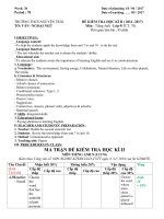 Đề kiểm tra học kì 2 môn tiếng anh lớp 9 năm 2016 - 2017 trường thcs nguyễn trãi | Tiếng Anh, Lớp 9 - Ôn Luyện