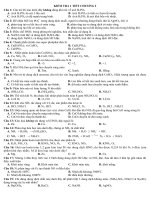Đề kiểm tra 1 tiết chương 2 môn hóa học lớp 11 phần 2 | Lớp 11, Hóa học - Ôn Luyện