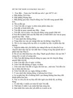 Đề thi thử môn địa lý lớp 10 năm 2016 | Lớp 10, Địa lý - Ôn Luyện