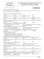 Đề thi minh họa thpt quốc gia có đáp án chi tiết môn hóa học năm 2017 mã 4 | Đề thi đại học, Hóa học - Ôn Luyện