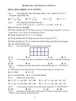 Đề kiểm tra 1 tiết chương 2 môn toán đại số lớp 11 năm 2018 | Toán học, Lớp 11 - Ôn Luyện