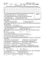 Đề kiểm tra 15 phút môn địa lý lớp 10 năm 2019 mã 101501 | Lớp 10, Địa lý - Ôn Luyện