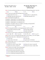 Đề thi thử thpt quốc gia có đáp án chi tiết môn hóa học năm 2017 trường thpt hồng ngự 2 lần 1 | Đề thi đại học, Hóa học - Ôn Luyện