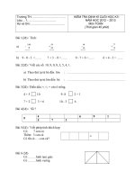 đề ôn ki 2- toán