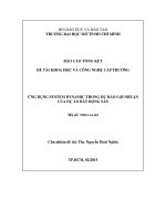 ứng dụng system dynamic trong dự báo lợi nhuận của dự án bất động sản 