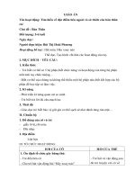 Giáo án :Tìm hiểu về đặc điểm bên ngoài và sở thích của bản thân trẻ