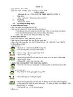 Giáo án môn Tiếng Việt tuần 16