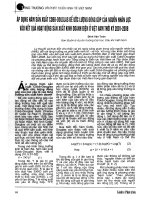 Áp dụng hàm sản xuất Cobb-Douglas để ước lượng đóng góp của nguồn nhân lực vào kết quả sản xuất kinh doanh điện ở Việt Nam thời kỳ 2001-2008