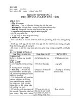 giáo án kĩ thuật lớp 4 tuần 23