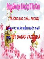 slide bài giảng thơ tết đang vào nhà 