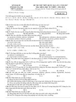 Đề thi thử thpt quốc gia có đáp án chi tiết môn hóa học năm 2017 trường thpt lao bảo lần 1 | Đề thi đại học, Hóa học - Ôn Luyện