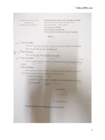 Đề thi cuối học kỳ II năm học 2019-2020 môn Những nguyên lý cơ bản của chủ nghĩa Mác - Lênnin (Phần 2 - Đề số 1) - ĐH Công nghệ