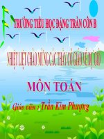 Bài: Phép cộng trong phạm vi 9 | Tiểu học Thanh Xuân Nam
