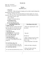 GIÁO ÁN 1 TUẦN 31 - 2016 - 2017