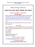 4 bộ ôn THI, dạy THÊM văn 9 