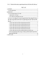 chính sách lãi suất NHNN việt nam 2015 đến nay