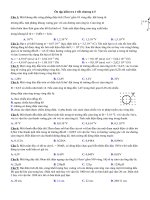 Đề trắc nghiệm ôn tập kiểm tra 1 tiết môn vật lý lớp 11 | Vật Lý, Lớp 11 - Ôn Luyện