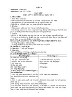 Giáo án lớp 3 tuần 9