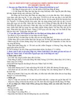 Câu hỏi có đáp án chi tiết về kháng chiến chống pháp xâm lược môn lịch sử lớp 11 | Lớp 11, Lịch sử - Ôn Luyện