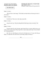 Đề thi học kì 2 môn GDCD lớp 12 THPT Cần Thạnh | Lớp 12, Giáo dục công dân - Ôn Luyện