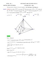 Đề thi giữa học kì 2 môn toán lớp 12 năm 2017 trường thpt yên phong mức độ vận dụng cao | Toán học, Lớp 12 - Ôn Luyện