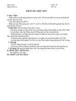 ĐỀ KIỂM TRA 1 TIẾT LỊCH SỬ 8 HỌC KÌ 2 (2018-2019)