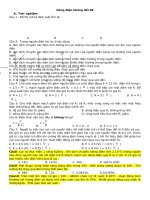 Bài 6. Bài tập trắc nghiệm về dòng điện không đổi môn vật lý lớp 11 | Vật Lý, Lớp 11 - Ôn Luyện