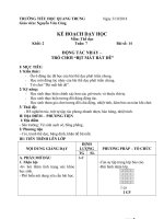 Giáo án môn Thể dục, bài: Động tác Nhảy, trò chơi Bịt ...