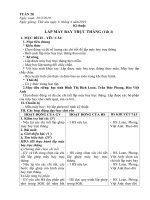 giáo án kĩ thuật lớp 5 tuần 28