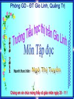 TẬP ĐỌC VẼ TRỨNG