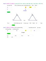 Bài 2. Bài tập có đáp án chi tiết về xác định vị trí ảnh của điểm, hình khi thực hiện phép quay cho trước | Toán học, Lớp 11 - Ôn Luyện