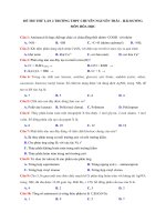 Đề thi thử thpt quốc gia có đáp án chi tiết môn hóa học năm 2017 trường thpt chuyên nguyễn trãi lần 2 | Đề thi đại học, Hóa học - Ôn Luyện