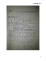 Đề thi cuối học kỳ II năm học 2019-2020 môn Nhập môn an toàn thông tin - ĐH Công nghệ