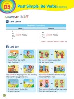 HỌC NHANH NGỮ PHÁP TIẾNG ANH LỚP 5- CHỦ ĐỀ: PAST SIMPLE: BE VERBS (NEGATIVE) (CÓ ĐÁP ÁN) - Tài liệu Tiếng Anh lớp 5