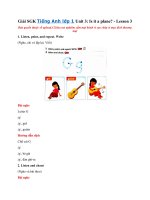 Tải Giải Tiếng Anh lớp 1 Unit 3: Is it a plane? - Lesson 3 SGK - Sách Chân Trời Sáng Tạo Tiếng Anh lớp 1 Unit 3: Is it a plane? (trang 24)