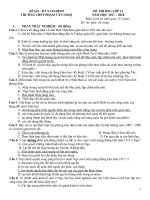 Đề thi học sinh giỏi môn lịch sử lớp 11 năm 2017 trường thpt phạm văn nghị | Lớp 11, Lịch sử - Ôn Luyện