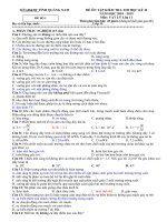 Đề ôn tập khảo sát chất lượng học kì 2 môn vật lí lớp 11 năm 2018 sở GDĐT quảng nam | Vật Lý, Lớp 11 - Ôn Luyện