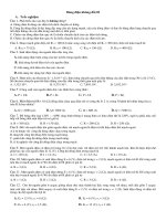 Bài 3. Bài tập trắc nghiệm về dòng điện không đổi môn vật lý lớp 11 | Vật Lý, Lớp 11 - Ôn Luyện