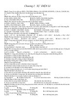 Bài tập trắc nghiệm về sự điện li môn hóa học lớp 11 phần 1 | Lớp 11, Hóa học - Ôn Luyện