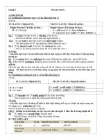 Noi dung on tap mon tieng Anh lop 8 bai 7