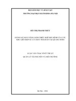 Đánh giá khả năng giảm thiểu khí nhà kính của các khu liên hợp xử lý chất thải rắn tại quảng ninh , 